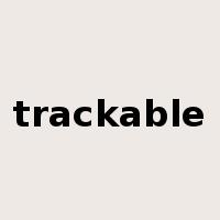 trackable是什么意思