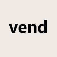 vend是什么意思