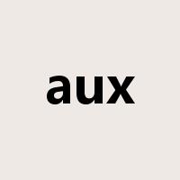 aux是什么意思