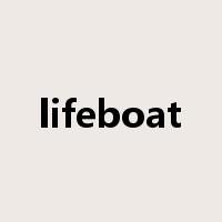 lifeboat是什么意思