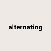 alternating是什么意思