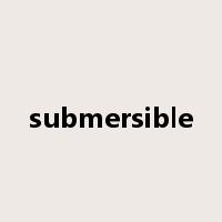 submersible是什么意思