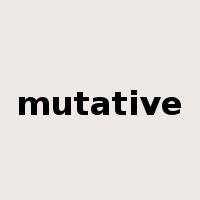 mutative是什么意思