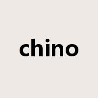 chino是什么意思