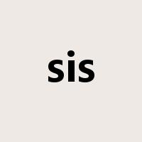 sis是什么意思