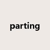 parting是什么意思