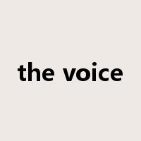 the voice是什么意思