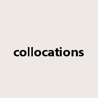 collocations是什么意思
