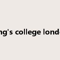 king's college london是什么意思