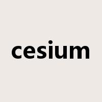 cesium是什么意思
