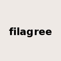 filagree是什么意思