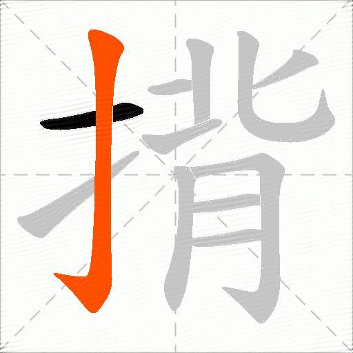 揹