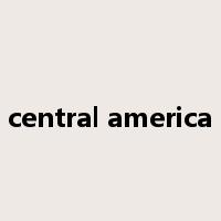 central america是什么意思