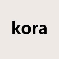 kora是什么意思