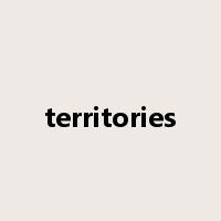 territories是什么意思