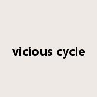 vicious cycle是什么意思