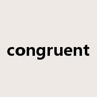 congruent是什么意思