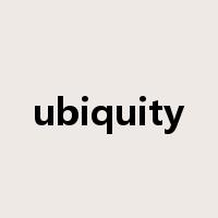 ubiquity是什么意思