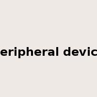 peripheral device是什么意思