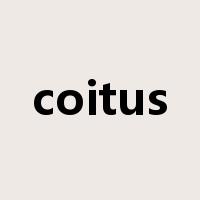 coitus是什么意思
