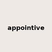 appointive是什么意思
