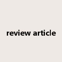 review article是什么意思