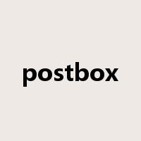 postbox是什么意思