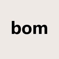 bom是什么意思