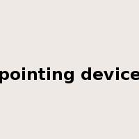 pointing device是什么意思
