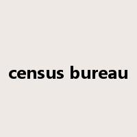 census bureau是什么意思