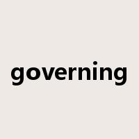 governing是什么意思