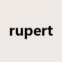 rupert是什么意思