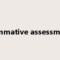 summative assessment是什么意思