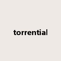 torrential是什么意思