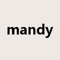 mandy是什么意思