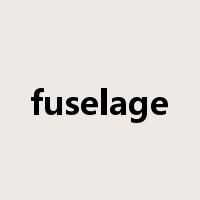 fuselage是什么意思