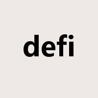 defi是什么意思