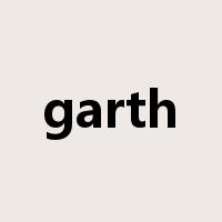 garth是什么意思
