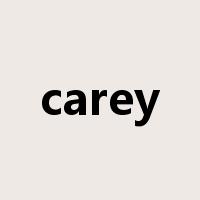 carey是什么意思