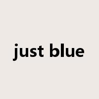 just blue是什么意思