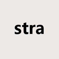 stra是什么意思