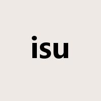 isu是什么意思