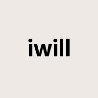 iwill是什么意思
