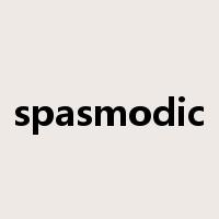 spasmodic是什么意思