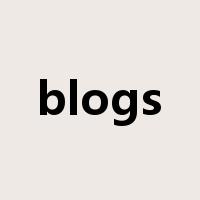 blogs是什么意思