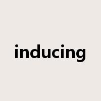 inducing是什么意思