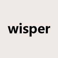 wisper是什么意思