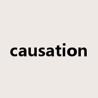causation是什么意思