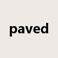 paved是什么意思