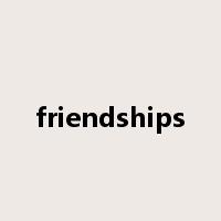 friendships是什么意思